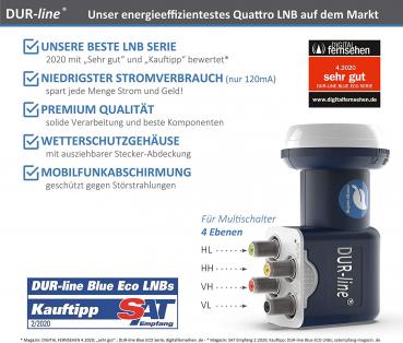 DUR-line Blue ECO Quattro - LNB für Multischalter